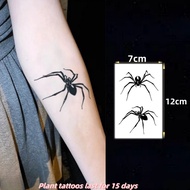 Gemini Spider Pattern Tattoo Sexy Girl Arm Plant Tattoo Waterproof Tattoo Sticker Lasts for 15 Days 