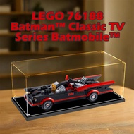 Lego Acrylic Display Box for 76188 Batmobile Tumbler Popmart Labubu Zimomo Kotak Pameran DC Heroes 蝙