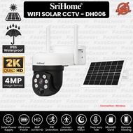 (🔥READYSTOCK🔥) WIFI SOLAR CCTV - DH006 (SRIHOME)