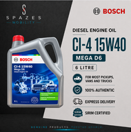 Bosch CI-4 15W40 Mega D6 Diesel Engine Oil for pickup truck diesel engine oil LCV- 6L/1L