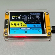 【LB0P】-NerdMiner V2 2.8 Inch Display BTC Solo Lottery Nerd Miner 56KH/S Crypto Miner Solo Mining Mac