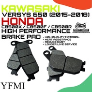 BRAKE PAD KAWASAKI VERSYS 650 (2015-2018)HONDA CB500X / CB500F / CB500RO HIGH PERFORMANCE BRAKE PAD