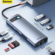 NEWEST - Baseus 8 in 1 USB Type C Hub Adapter USB 3.0 4K 60Hz Docking Station