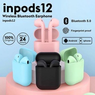 TWS i12 MACARON HEADSET BLUETOOTH INPODS i12 TWS WIRELESS EARPHONE EARBUDS