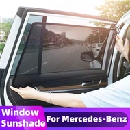 Car Sun Shade Sunshade for Mercedes-Benz W176 W177 W205 W204 W206 W212 W213 W247 GLE GLA GLK GLB Accessories Rear Boot Window Curtains Sun Protection Car Shade Curtains