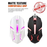 Hdoorlink Usb Backlight Mouse Wired Gaming 3 Buttons Game Mice 1600 Dpi Optical Mouse For Pc B3l3