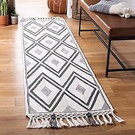 Safavieh Sahara Collection SAH456A Handmade Jute Runner, 2' 3" x 8', Ivory/Grey