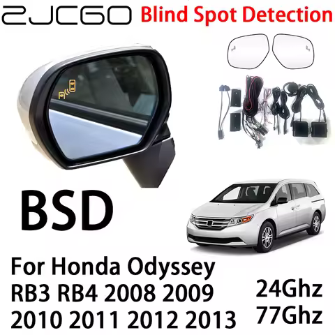 ZJCGO Car BSD Radar Warning System Blind Spot Detection Safety Driving Alert for Honda Odyssey RB3 R