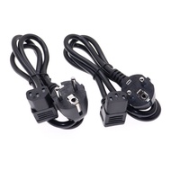 Angled C13 Computer EU Power Cable European Type F Adapter Plug to IEC C13 Extension Cord For Monito