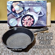 JAPAN SURPLUS CAST IRON SKILLET