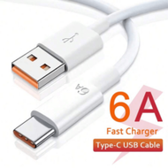 สายชาร์จเร็ว USB-C 6A ยาว 3.3 ฟุต/6.6 ฟุต สาย USB-C เข้ากันได้กับ Samsung Galaxy S24/S23/S22/S21/S20