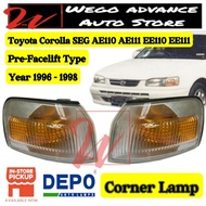 Toyota Corolla AE110 AE111 EE111 SEG Corner Signal Lamp 1996 - 1998 New 1 Pair Left Right