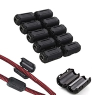 Clip-on Noise Filter,VSKEY [10pcs 9.0mm] Anti-Interference High-Frequency Ferrite Core Choke Subwoof