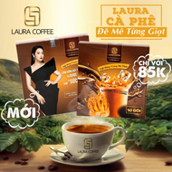 Cà Phê Đông Trùng Hạ Thảo Laura Coffee (Hộp 10 gói x 18g) - Laura Sunshine Nhật Kim Anh Chính Hãng