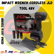 Mesin Pembuka Baut Impact Wrench Cordless JLD Tool  48V  - Impact Wrench Cordless JLD Tool 48V