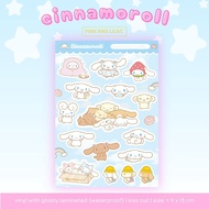 Cinnamoroll Sticker Sheet | Deco Waterproof Sticker