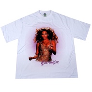 Beyonce Music USA Singer T-shirt Bootleg Vintage Oversize White Series