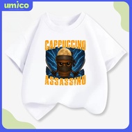 UMICO baju budak tshirt round neck with tung tung tung sahur pure cotton comfortable soft round neck