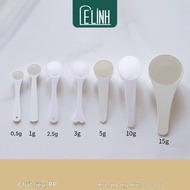 [COMBO 20] Mini Measuring Spoon, Measuring Spoon 1g - 2.5g - Durable PP Plastic
