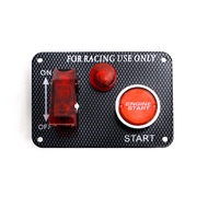 Carbon Fiber Panel Modified Waterproof Switch Racing Switch Starter Wiring Harness 3Toggle Switch