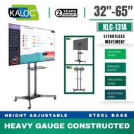 Kaloc Klc-131a Rolling Mobile TV Stand for 23-60 Inch LCD LED Flat/Curved Panel Screen TVs,  TV Cart