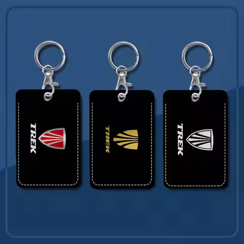T-TREKS Bicycle Office Supply Men And Women Credit Card Keyrings Student Card ID Card Holder Credent