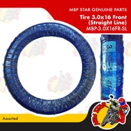 MBP-3.0x16Fr-SL | Tire 3.0x16 Front (Straight Line) | MBP Star parts | Assorted