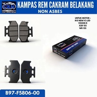 CRUN Rear Disc Brake Pads Yamaha R15 NEW V3 2017 LED VVA 155 XSR WR 155 VIXION R B97-F5806-00