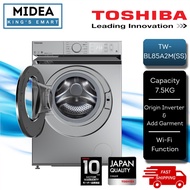 Toshiba WIFI Origin Inverter Front Load Washing Machine / 7.5KG TW-BL85A2M(SS) / 8.5KG TW-BL95A4M(SS