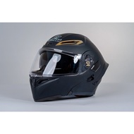 หมวกกันน็อคยกคาง-เต็มใบ Soman 955 นวมนุ่ม ใส่สบาย แว่น 2 ชั้น รองรับบลูทูธ น้ำหนักเบา! (สีพื้น)