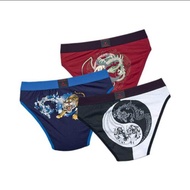 NATASHA BULLSEYE 3 IN 1 BRIEF35%  COTTON 65% POLYESTER