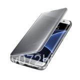 Clear View Leather Flip Case Casing Cover for Samsung Galaxy S8 Plus S8+ (Silver)Mobile Accessories