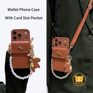 Luxury Wallet Phone Case With Card Slot Pocket For OPPO A59 A58 A57 A57S A57E A56 A55 A54 A53S A53 5