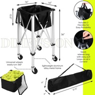 Tennis Ball Cart Foldable Ball Frame Tennis Basket Table Tennis Ball Cart Tenis bola keranjang