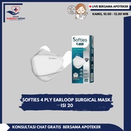 Masker softies surgical mask 3D 4ply isi 20