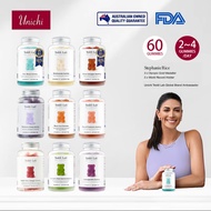 【扫码防伪 假一赔十】UNICHI 小熊软糖 Unichi Teddi Lab Hair Boost Gummy 养发 烟酰胺 多种维生素 抗焦虑 多种口味 正品保障 上班族 熬夜党 必备