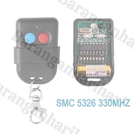 Remote Pagar Auto Gate 【433Mhz 330MHz Remote Control SMC5326P-3 】