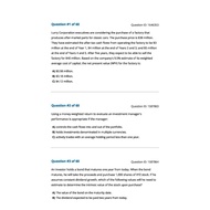 CFA 2025 LEVEL 1 Schweser Qbank - Topic Quiz - Checkpoint Exam