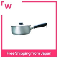 [SORI YANAGI] Stainless Steel Saucepan 18, 22 cm Matt Silver | One-handled Pot / Gas, Heater Cooker / Japan Made Cookware