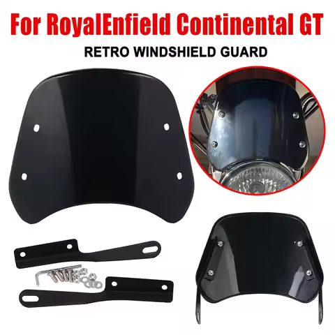 For Royal Enfield Continental GT 650 535 350 GT650 GT350 650GT Accessories Retro Windscreen Windshie