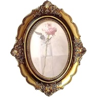 Picture Frames,8×10 Baroque Photo Frames with Floral Relief, Wall and Tabletop Picture Frames,Old Fa