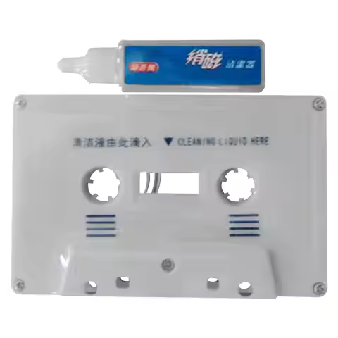 Cassette Tape Head Cleaner Care Wet Maintenance Kit Audio Cassette Head Cleaner Capstan Cleaner Audi