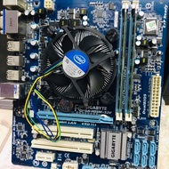 Paket Mainboard H55 GIGABYTE ASUS Processor Core i5 650 fan Ram 8Gb ,