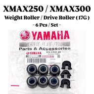 ( 17G ) Drive Roller - 6 Pcs / Set - Yamaha XMAX250 XMAX300 XMAX 250 300 XMAX-250 XMAX-300 B74-37632