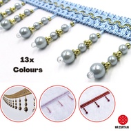 Manik Renda Langsir / Curtain Fringe Trim / Crystal Langsir / Tali Langsir / Hiasan Langsir / Renda 