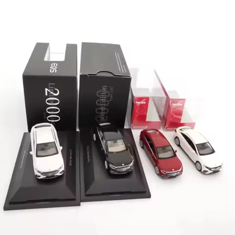 Herpa 1:87 Scale MB EQS Alloy Simulation Car Model Classic Adult Collection Static Display