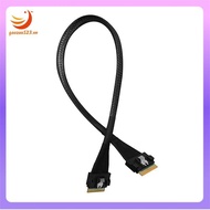 [gaozuo523.vn] PCIE4.0x8 SFF8654 to SFF8654 Male to Male Data Cable Slimsas 8X SFF8654 X8  Cable for