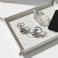(Takashitree) Earphone Clips Set 2 Pieces Crystal Artificial Design Creative Headphone Accessories f