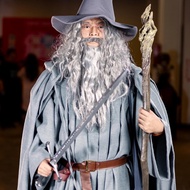 Ready Stock Ring King Hobbit cos Costume Gandalf Gandalf Gandalf Halloween Cosplay Costume 11.3