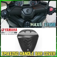 Yamaha XMAX250 Handlebar Cover Carbon Fiber XMAX Handle Bar Center Cover Patch Decoration HandleBar